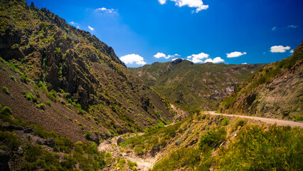 landscape in the mountains
