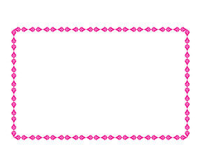 abstract artistic creative pink border