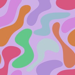 Abstract seamless dots spot pattern for textiles and packaging and gifts and cards and linens and kids and kitchen