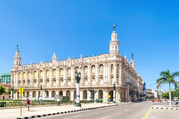 Zelfklevend Fotobehang Colonial architecture of the Gran Teatro de la Habana Alicia Alonso in Havana, Cuba © TOimages