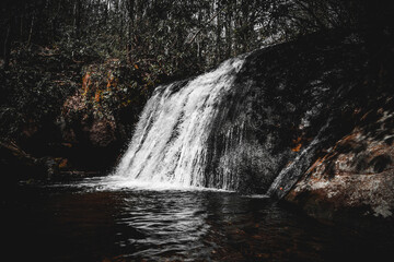 frolick falls waterfall dramatic scenery