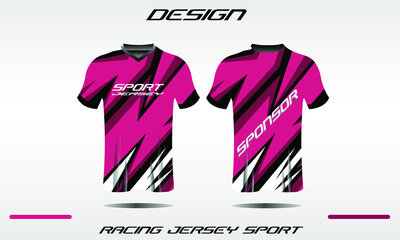 sport design for purple racing jersey