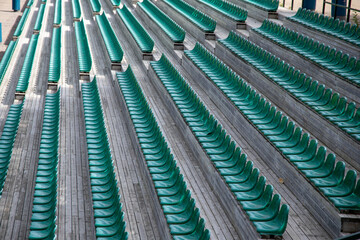 empty seats at stand