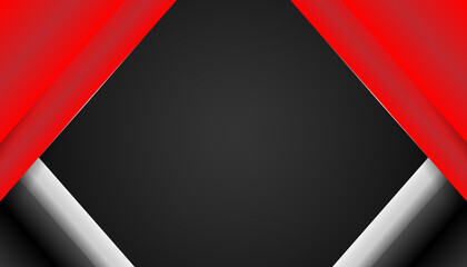 Fototapeta premium Red and black abstract background vector