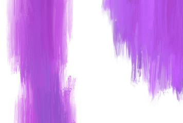 Organic brush oil painting colorful artistic abstract purple stroke element