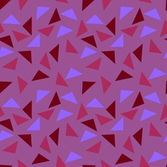 Geometric seamless triangle pattern for fabrics and textiles and packaging and gifts and cards and linens and kids