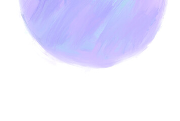 Organic brush oil painting colorful artistic abstract circular circle