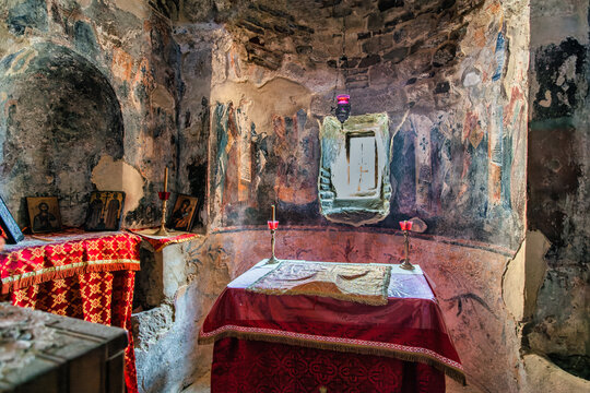 Historic Zvernec monastery near Vlore Vlora in Albania