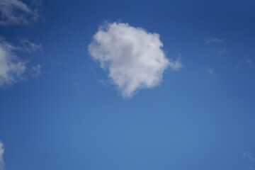 blue sky with clouds