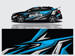 Obraz premium wrap car design template
