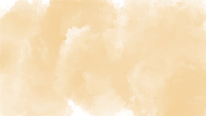 Orange watercolor background for your design, watercolor background concept, vector.