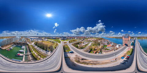 worms city nibelungenbrücke vr environment 360° x 180° equirectangular