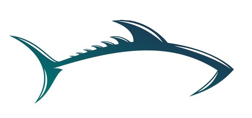 The stylized sea Fish symbol.
