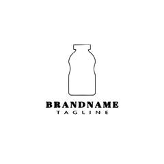 growler logo cartoon icon design template black isolated vector illustration