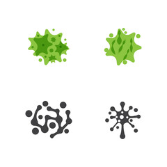 Bacterial Logo Template vector symbol nature