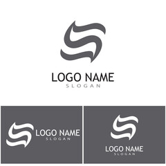 Business corporate S letter logo design vector