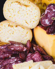 salamin y queso picada argentina
