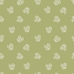 Floral seamless branches pattern for textiles and packaging and linens and gifts and cards and wrapping paper