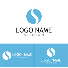 Business corporate S letter logo design vector