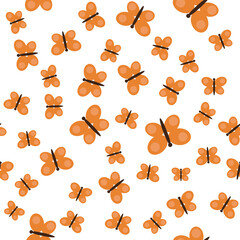 seamless pattern with butterfly