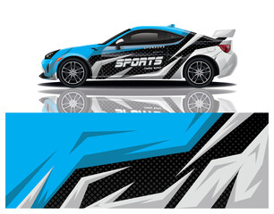 wrap car design template