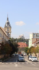 Fototapeta na wymiar Cluj-Napoca urban landscape