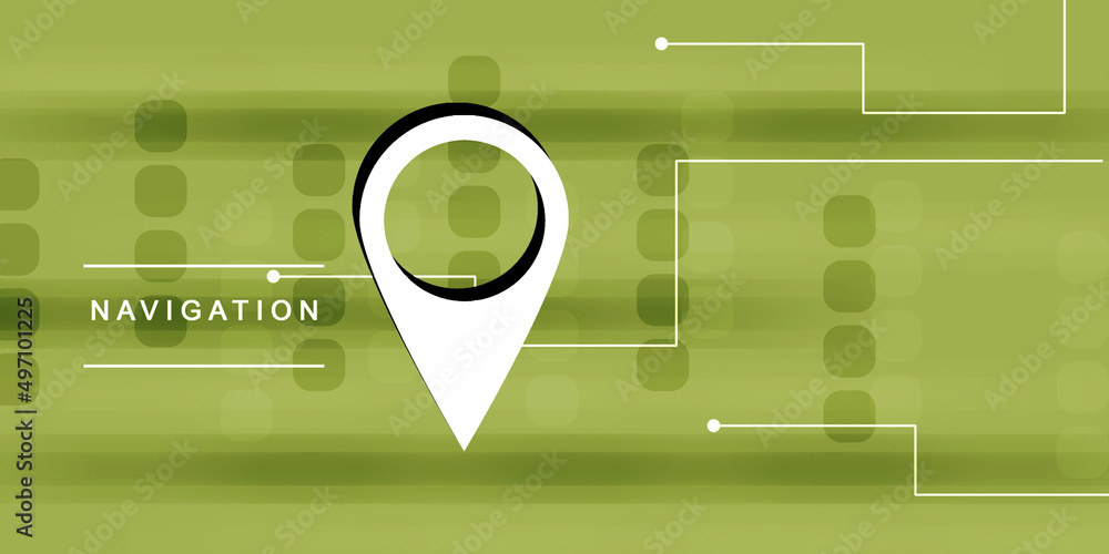 Poster 2d rendering map pointer
