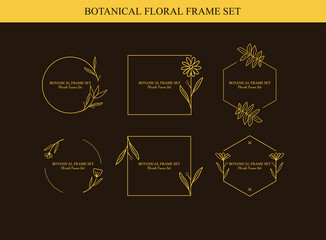 beautiful floral bouquet frame floral frame floral wedding frame flower wedding frame gold