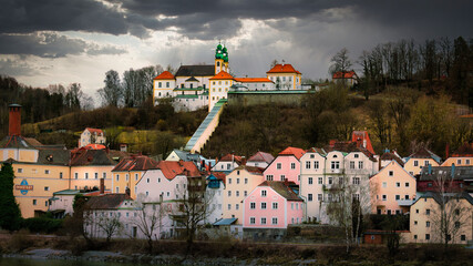 City Bavarian Passau Germany Cloudy