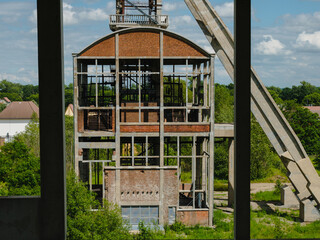Former coals mine shaft in Belgium
