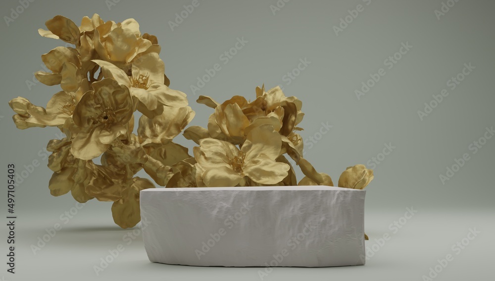 Poster abstract background for branding and minimal presentation. 3d rendering.