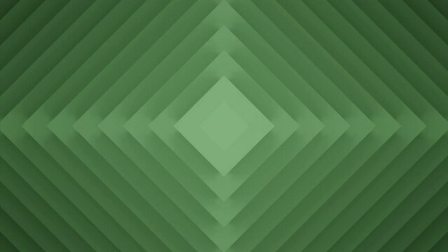 Pyramid animation with moving layers. Design. Hypnotic moving layers of squares in center. Background of centralized squares moving like pyramid