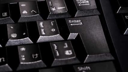 キーボード入力のエンターキー