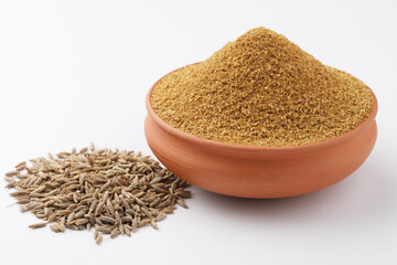Indian Spice, Ground cumin or Jeera Powder
