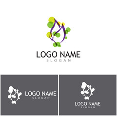 Beauty Butterfly logo Vector icon design