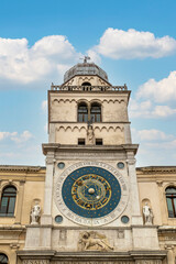 The beautiful clock tower of Padua