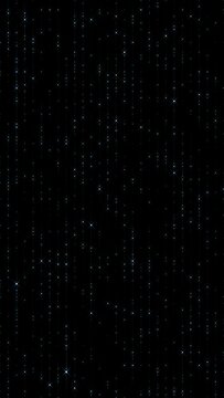 Light Blye Sequin Glitter Light Wall Grid Background Loop