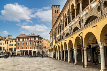 Naklejka premium The beautiful Palazzo della Regione in the historic center of Padua