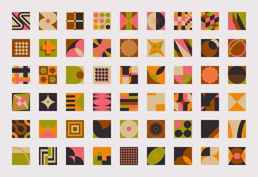 Modern Vector Graphics Collection Of Various Geometric Shapes and Abstract Forms