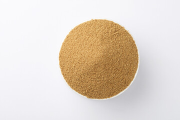 Indian spices, Coriander Powder or Dhaniya Powder with Coriander seeds