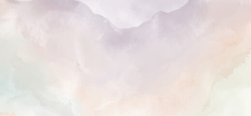 Abstract horizontal background designed with earth tone watercolor stains