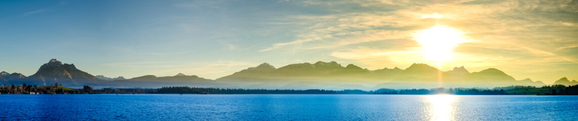 lake Hopfensee near Fuessen - bavaria