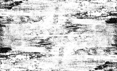 Scratched and Cracked Grunge Urban Background Texture Vector. Dust Overlay Distress Grainy Grungy Effect. Distressed Backdrop Vector Illustration. Isolated Black on White Background. EPS 10.