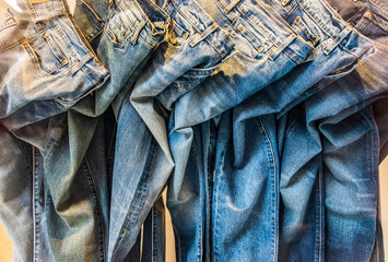 typical jeans at a store