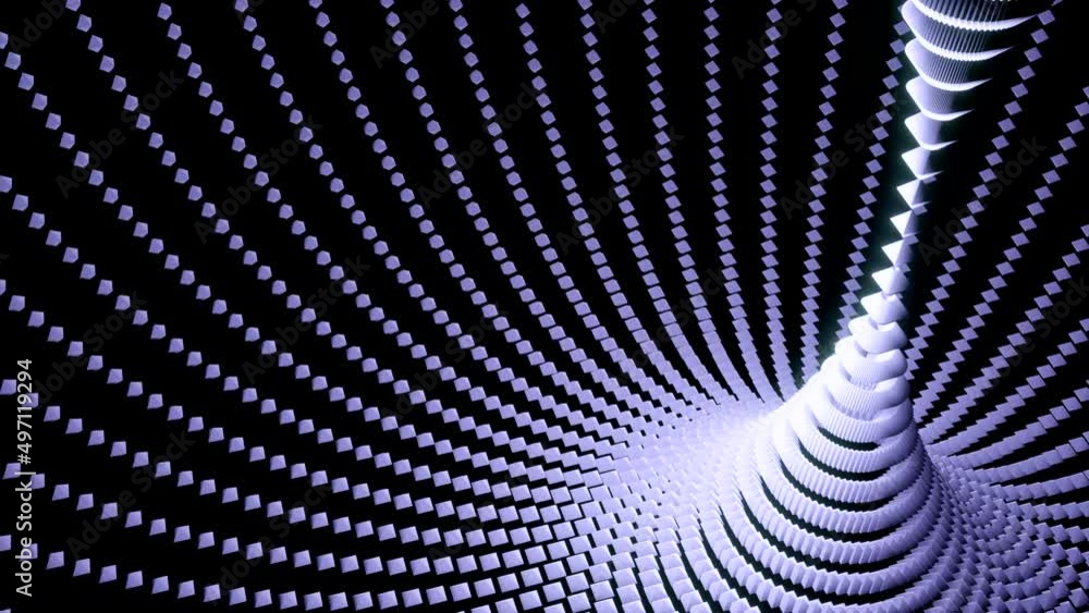 Poster funnel with moving lines. design. inside temporary space with funnel. moving funnel of space-time co