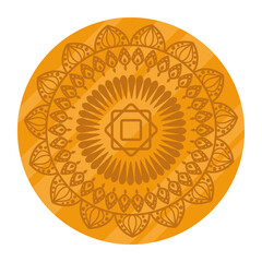 gold mandala decoration