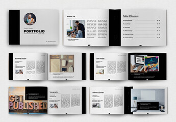 Landscape Magazine Layout Design