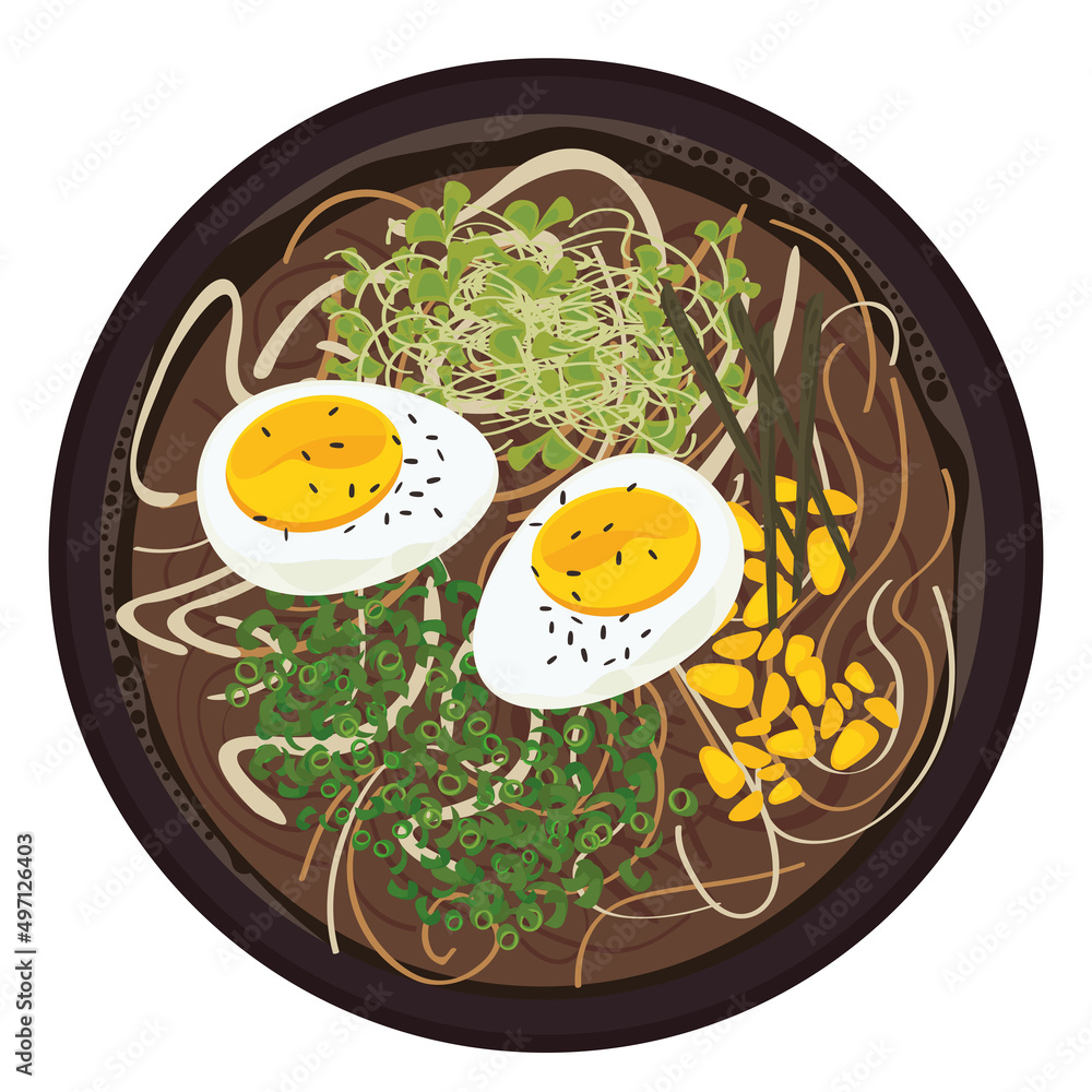 Poster ramen japanese culture food