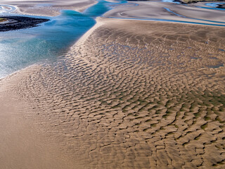 Aerial view of Ballyness Bay in County Donegal - Ireland © Lukassek