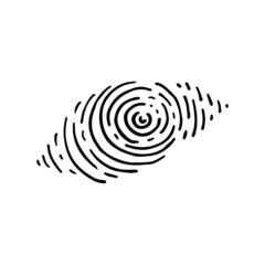 Galaxy spiral line art. Solar system. Movement of planets and satellites around the sun. Space. Heavenly body. Astronomy. Hand drawn vector doodle illustration. Simple outline element.